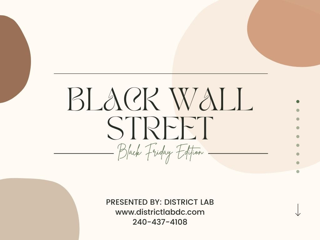 BLACK WALL STREET VENDING OPPURTUNITY